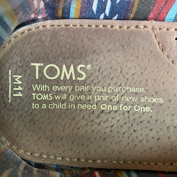 Black/Black TOMS Size 11 - Picture 5 of 5